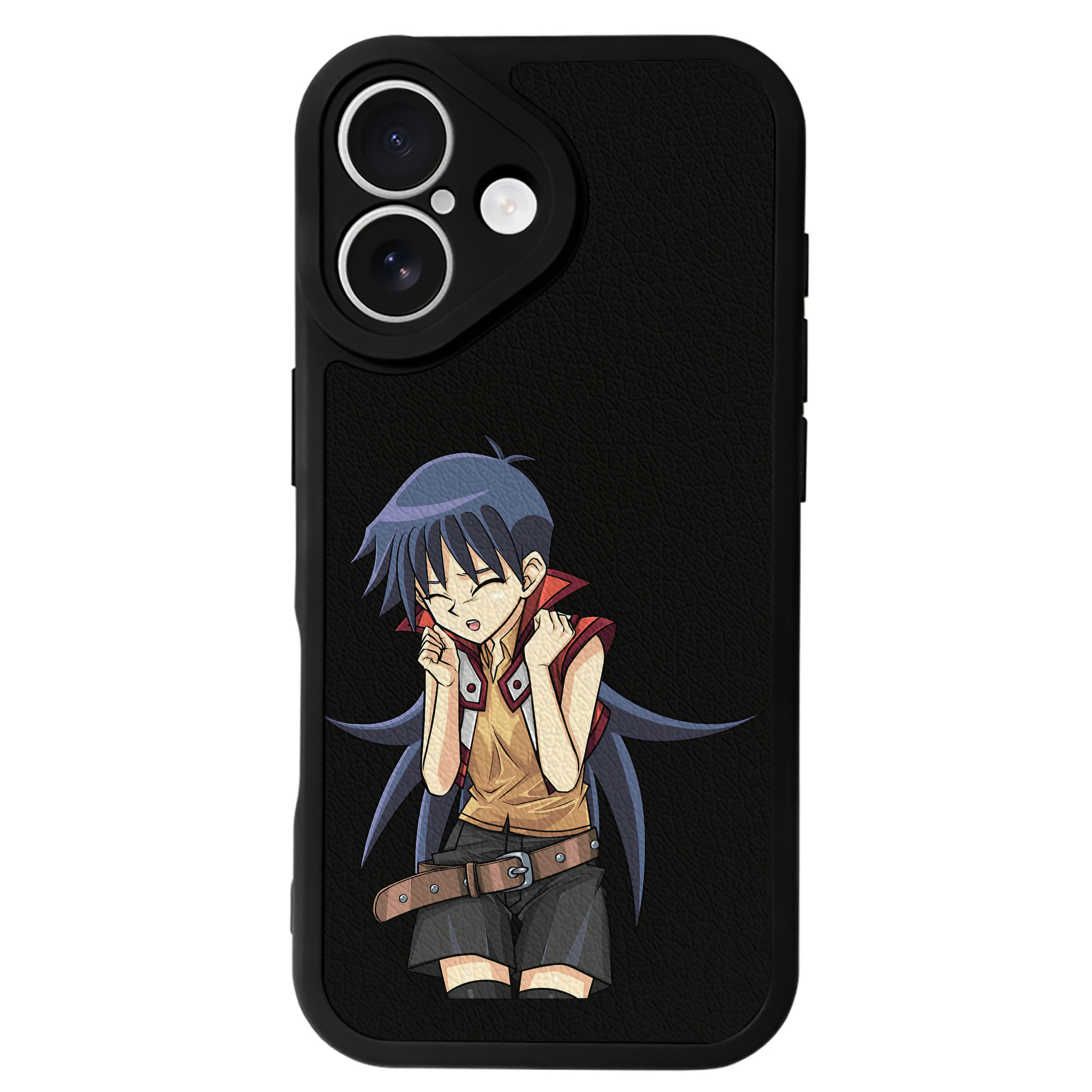 遊☆戯☆王 Yu-Gi-Oh! 【iPhone 16シリーズ対応】シリコンスマホケース（レザー調） 材質：シリコン